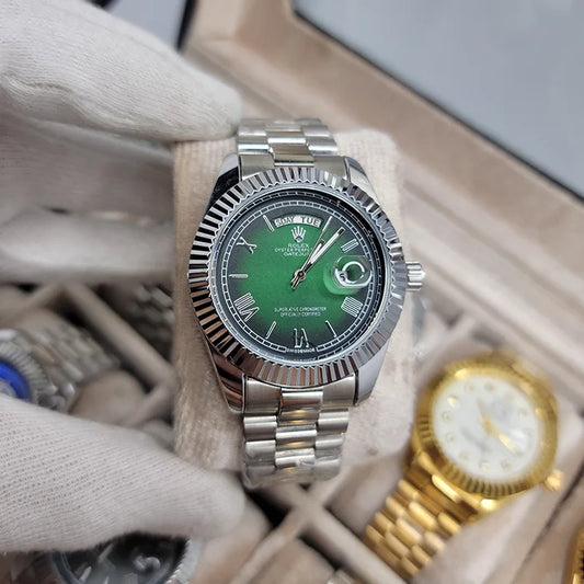 RLX Silver (Green Dial)