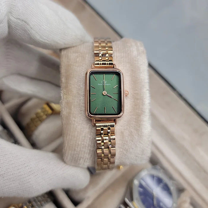 DW Watch Rose Gold (Green Dial)