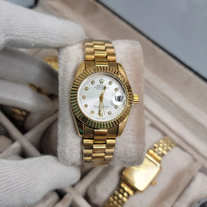 RLX Gold Color (White Dial)