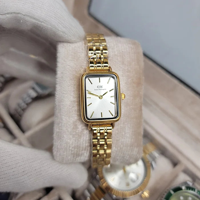 DW Watch Gold Color (White Dial)