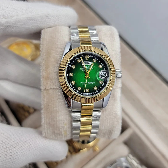 Rolex Day Date 2 Ton (Green Dial)